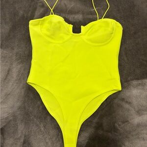 Forever 21 Neon Green Bodysuit